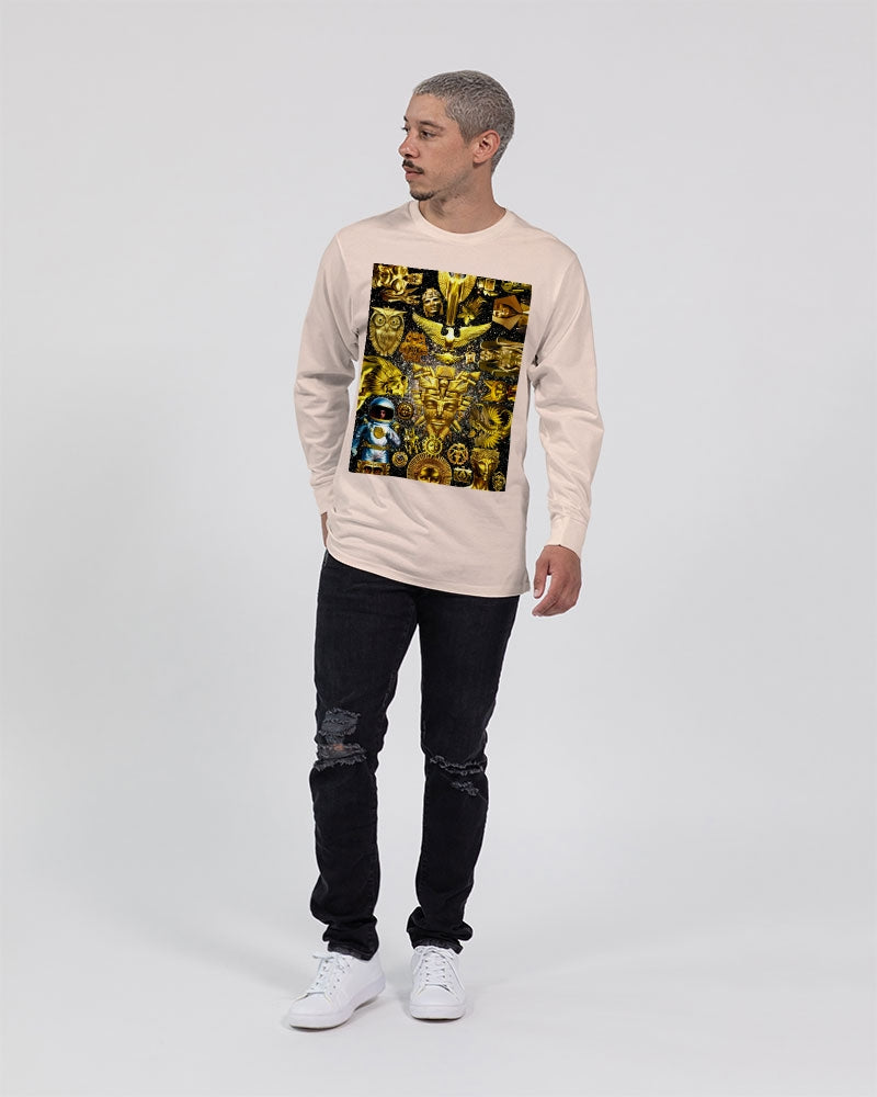 Ancient Abstrak Unisex Long Sleeve Tee | Lane Seven