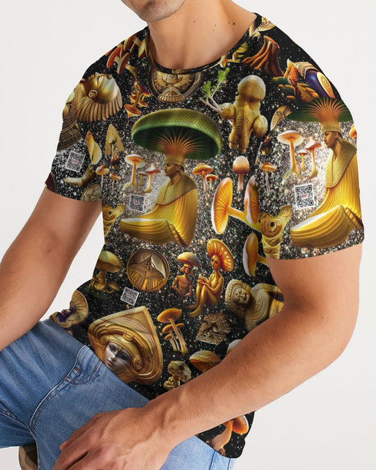 Illustration Abstrak Men's All-Over Print Tee