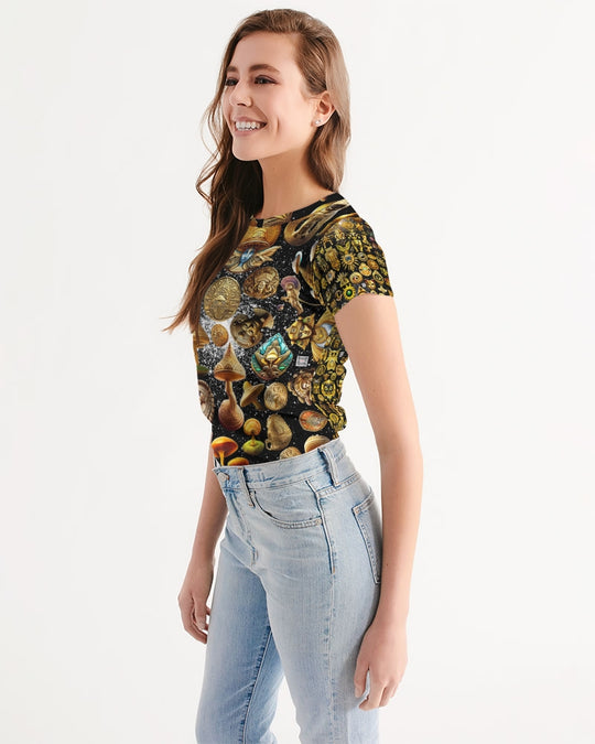 Nature Abstrak Women's All-Over Print Tee