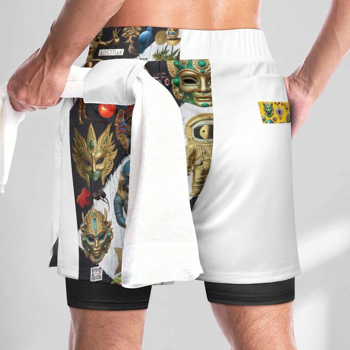 Men Beach Shorts with 4 Pockets DS076