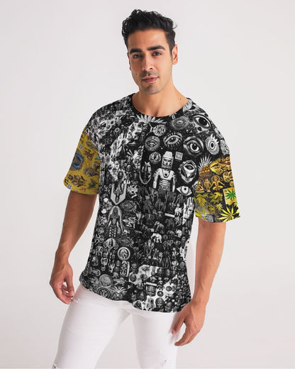 Abstraknyc Men's All-Over Print Premium Heavyweight Tee