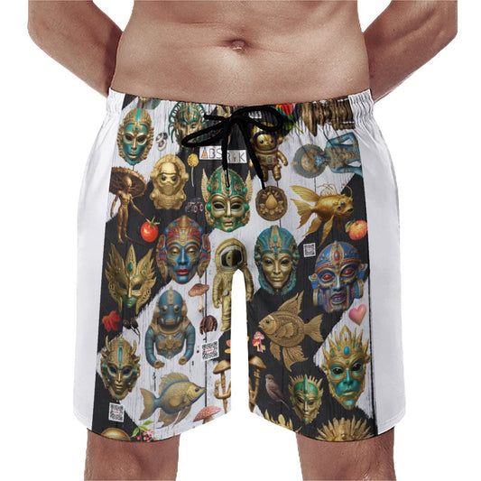 Men's Beach Shorts with Pockets