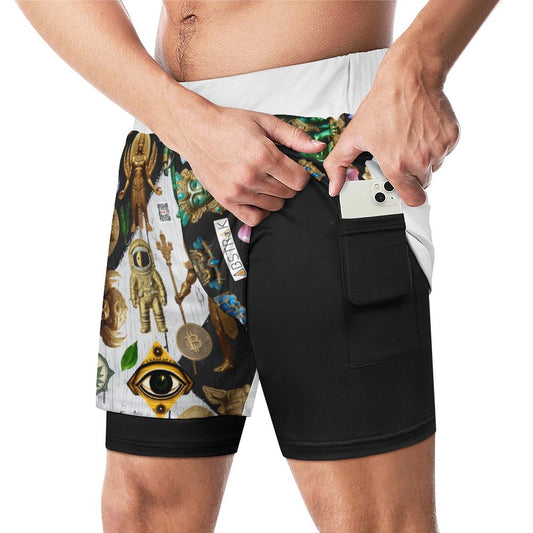 Men Beach Shorts with 4 Pockets DS076