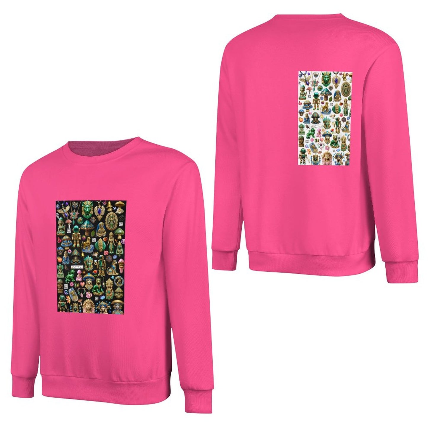 DTF 250gsm Cotton Men's Sweatshirt (Dual-sided Printing)