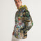 Mushroom Abstak Collection Men's All-Over Print Windbreaker