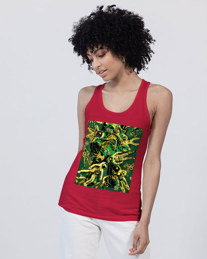 Robotic Abstrak Unisex Jersey Tank | Bella + Canvas