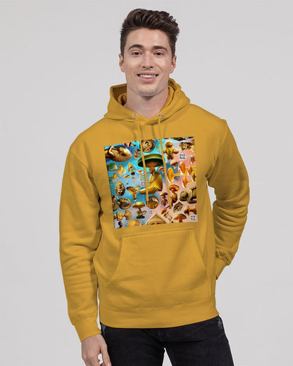 Illustration Abstrak Unisex Premium Pullover Hoodie | Lane Seven