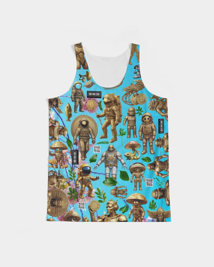 Mushroom Abstak Collection Men's All-Over Print Tank