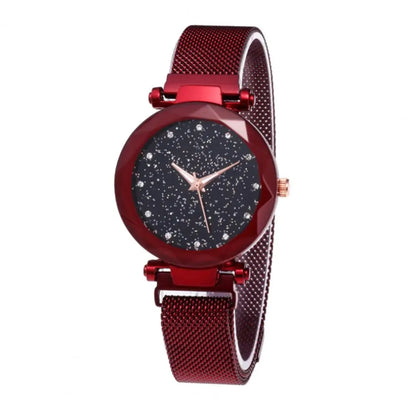 Elegant Timekeeping Accessory Elegant Rhinestone Women's Watch with Quartz Movement Minimalist Metal Design for Ladies