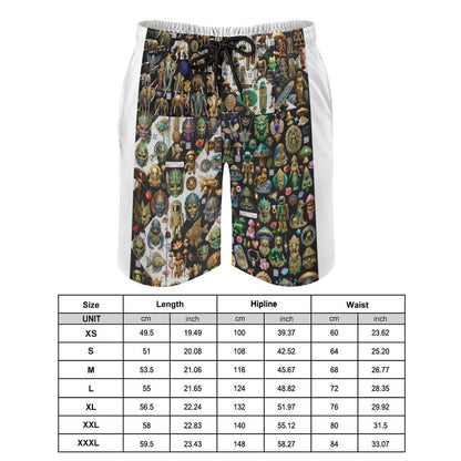 Men's Beach Shorts with Pockets