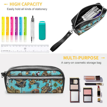 Versatile Cosmetic Bag & Pencil Case Pouch