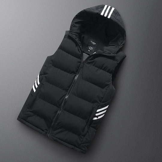 Autumn And Winter Vest Men's Hooded Down Jacket