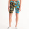 Nature Abstrak Women's All-Over Print Mid-Rise Bike Shorts