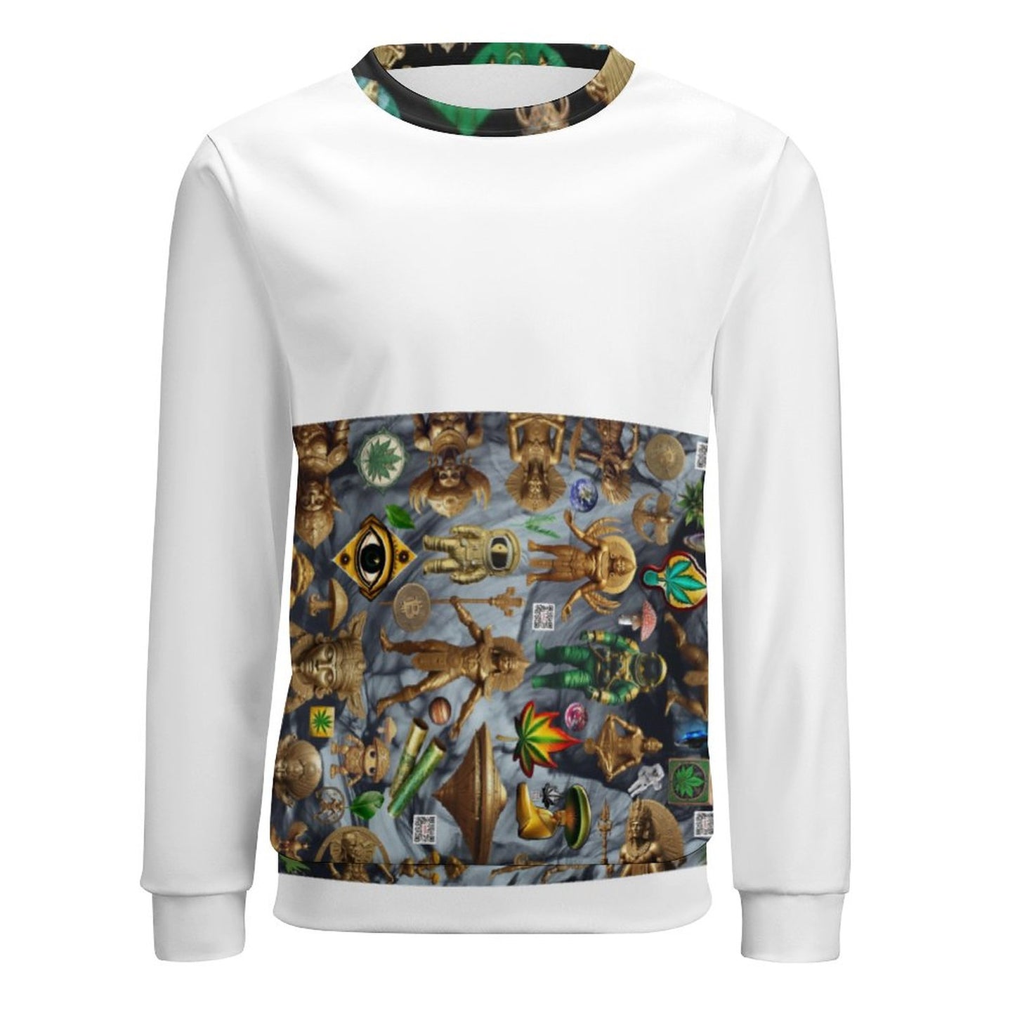 250gsm Round Neck Men's Sweatshirt 4T35 (All-Over Printing)