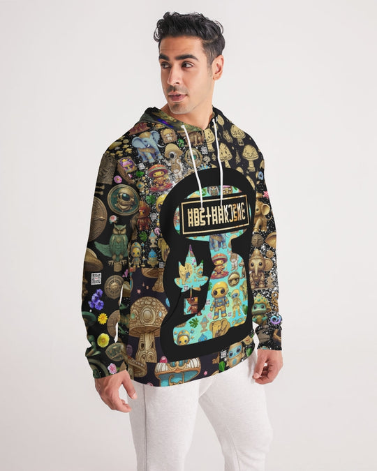 Elephant Collection Men's All-Over Print Hoodie