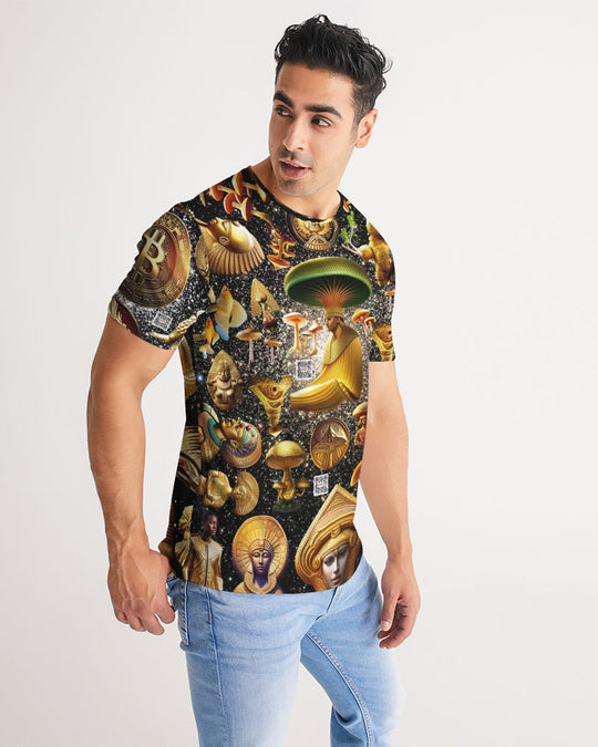 Illustration Abstrak Men's All-Over Print Tee