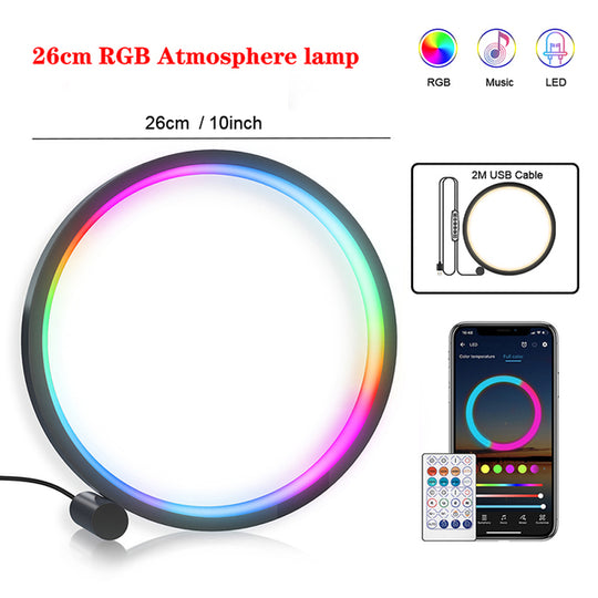 Night Light LED Music Rhythm Atmosphere Remote Control Lamp