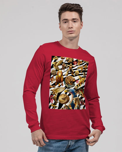 Illustration Abstrak Unisex Jersey Long Sleeve Tee | Bella + Canvas