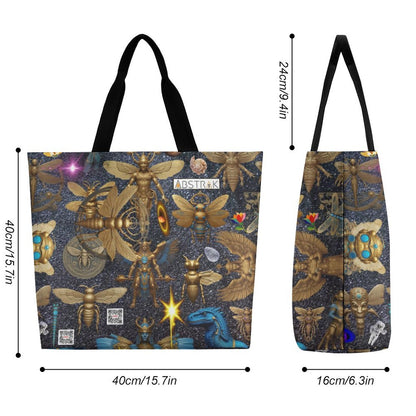 Large One Shoulder Shopping Bag (All-Over Printing)