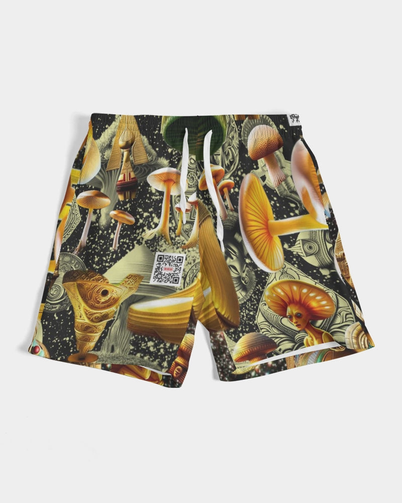 Illustration Abstrak Men's All-Over Print Swim Trunk