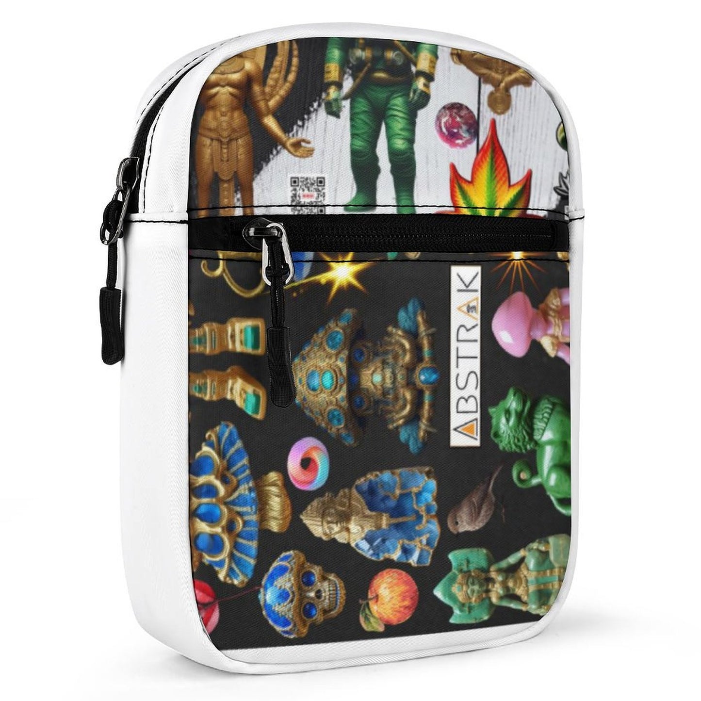 Small Messenger Bag Q026 (All-Over Printing)