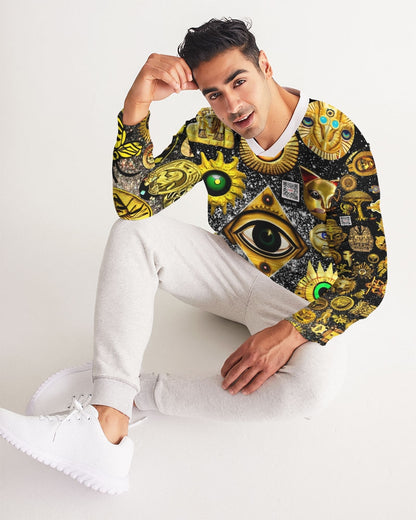 Evil Eye Abtrak Men's All-Over Print Long Sleeve Sports Jersey