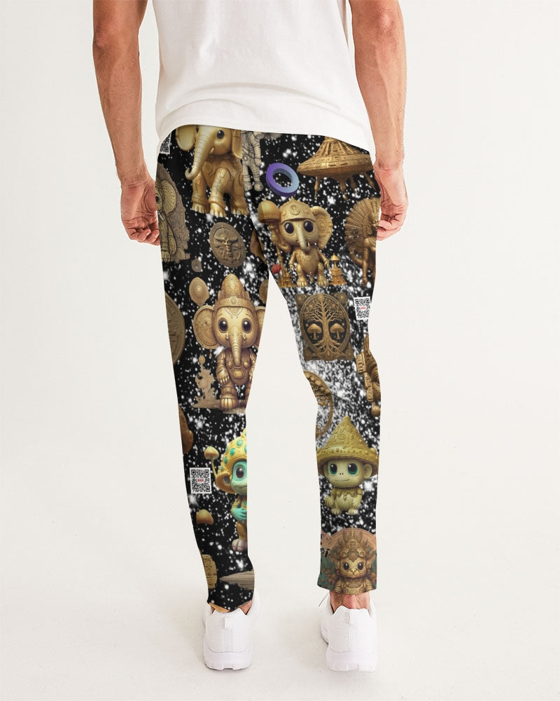 Elephant Collection Men's All-Over Print Joggers