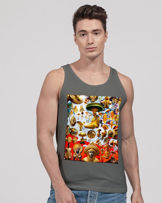 Illustration Abstrak Unisex Jersey Tank | Bella + Canvas