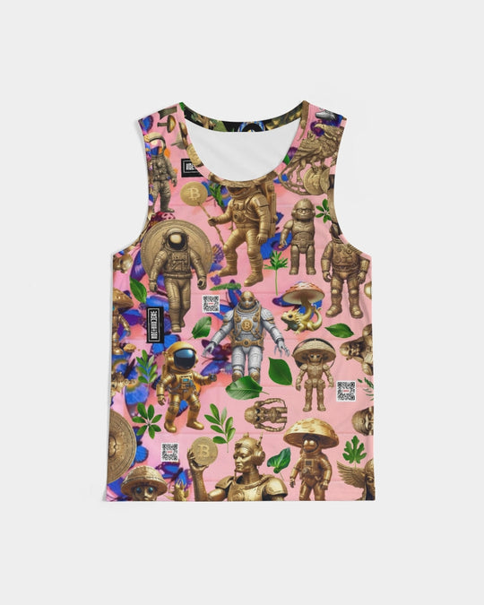 Mushroom Abstak Collection Men's All-Over Print Sport Tank