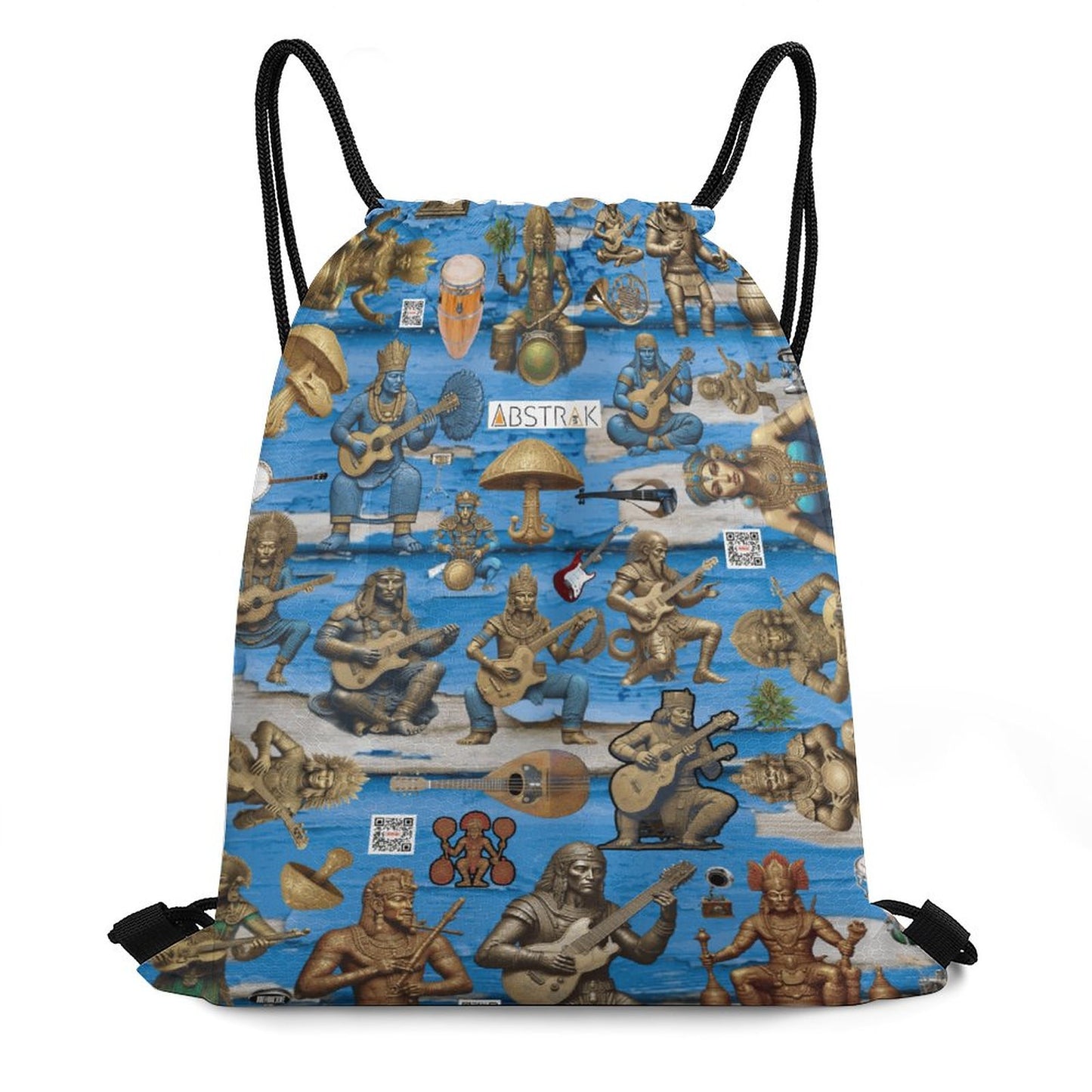 Custom Drawstring Bags with Waffle Cloth Designs