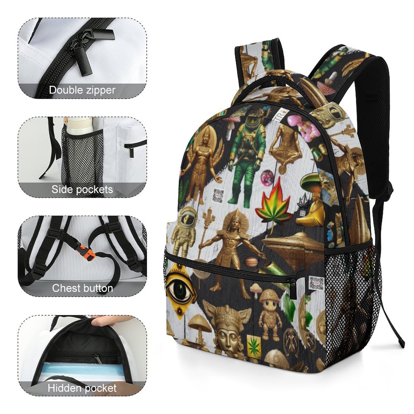 Durable Children's School Backpacks A012 (2 Sites)