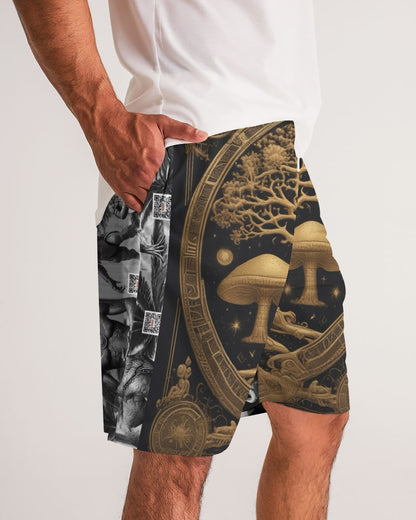 IMG_7080 Men's All-Over Print Jogger Shorts