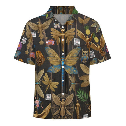 Short Sleeve Shirt with Pockets LM056 (All-Over Printing)