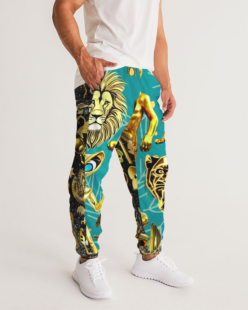 Outer Space Abstrak Men's All-Over Print Track Pants