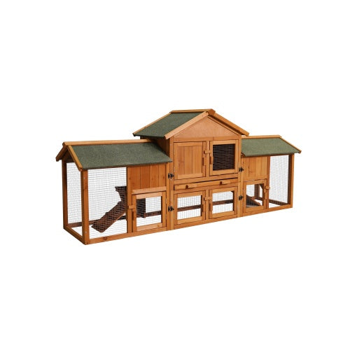 Oversized Rabbit Cage With 2 Running Spaces Small Animal Habitat