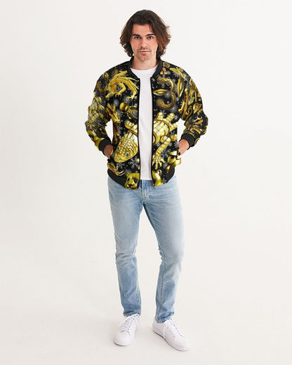 Outer Space Abstrak Men's All-Over Print Bomber Jacket