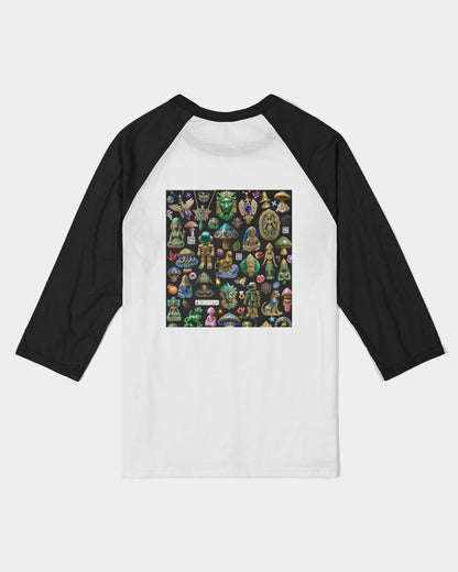 IMG_3100 Unisex Three-Quarter Sleeve Baseball Tee | Bella + Canvas