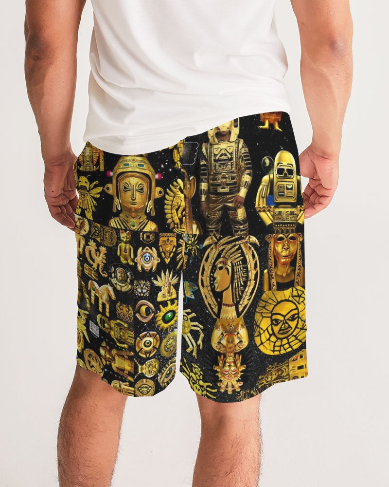 Evil Eye Abtrak Men's All-Over Print Jogger Shorts