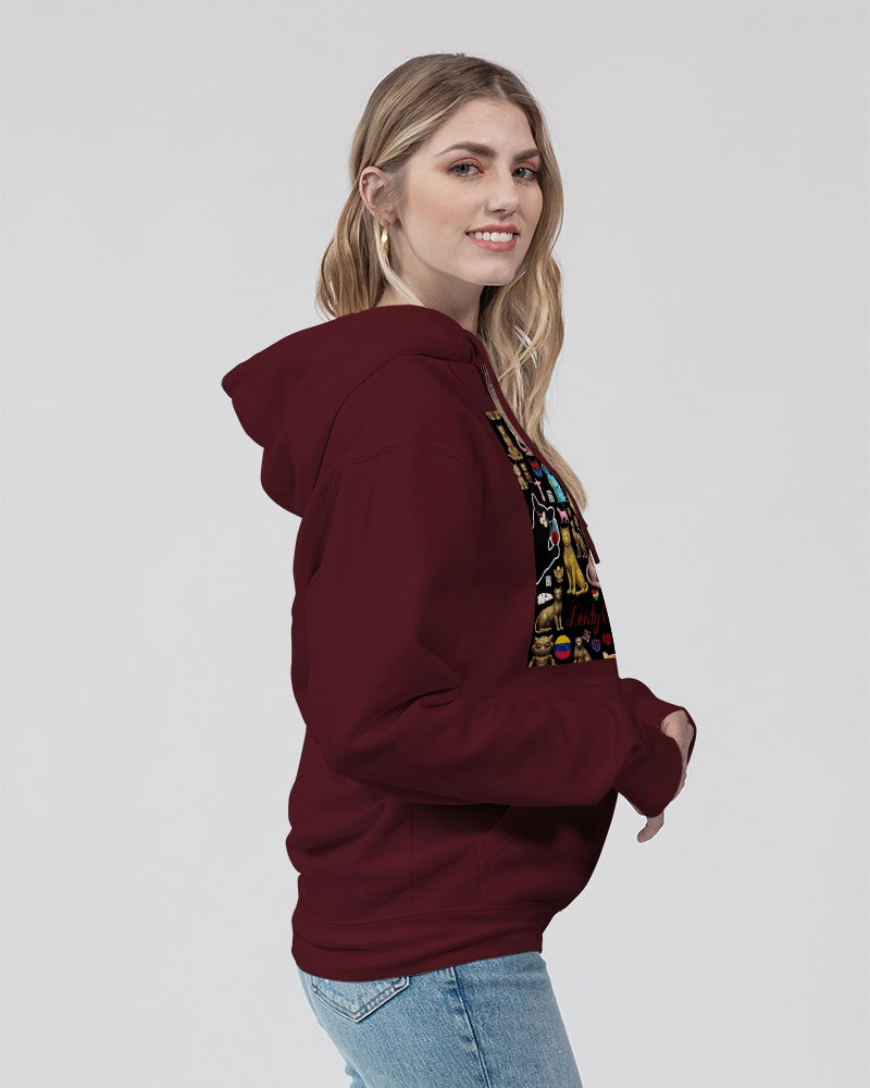 Leidy Abstrak Unisex Premium Pullover Hoodie | Lane Seven