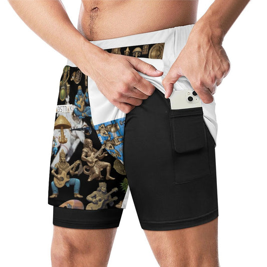 Men Beach Shorts with 4 Pockets DS076