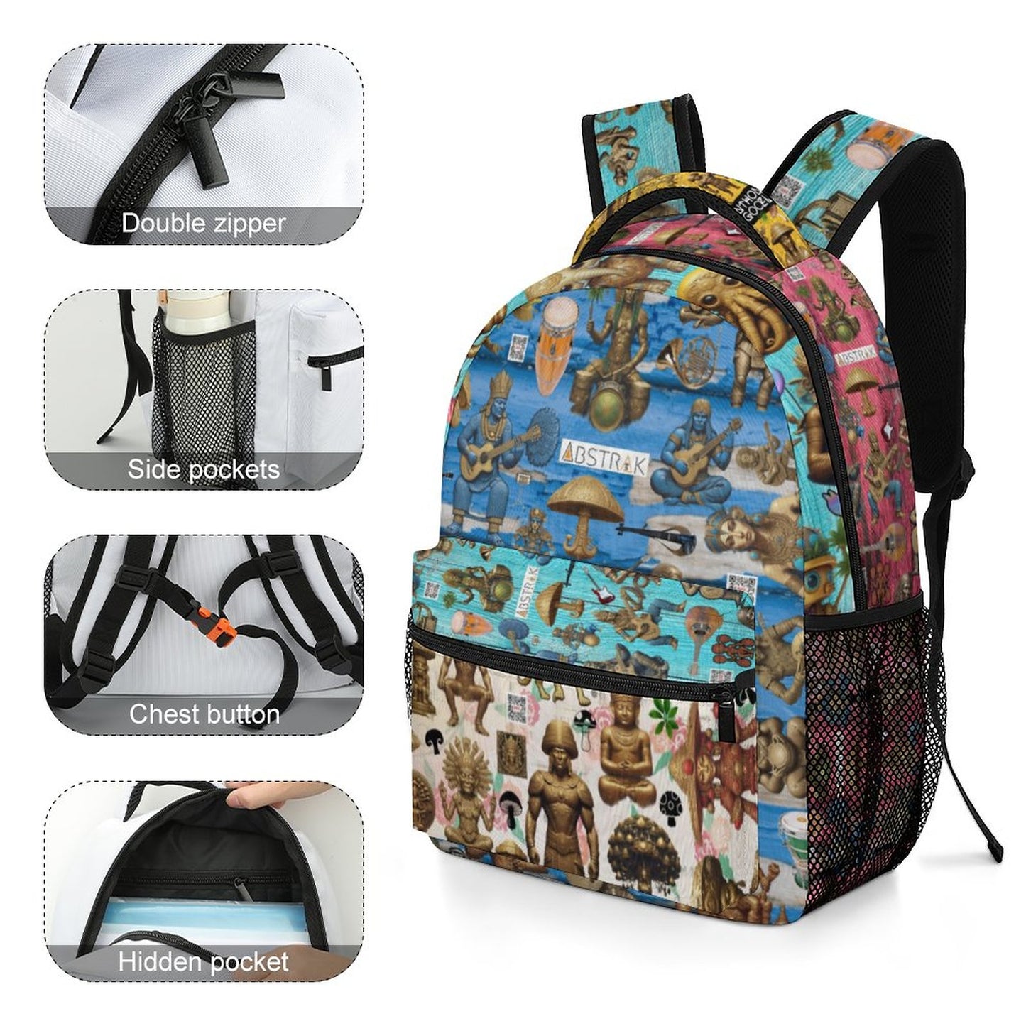 Children's School Backpack A012 (8 Sites)