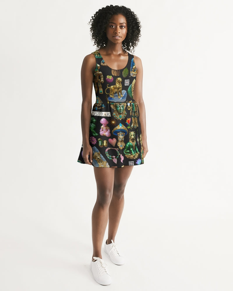 IMG_3100 Women's All-Over Print Scoop Neck Skater Dress