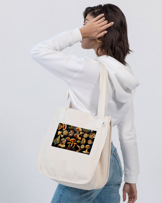 Nature Abstrak Organic Cotton Canvas Market Tote | Econscious