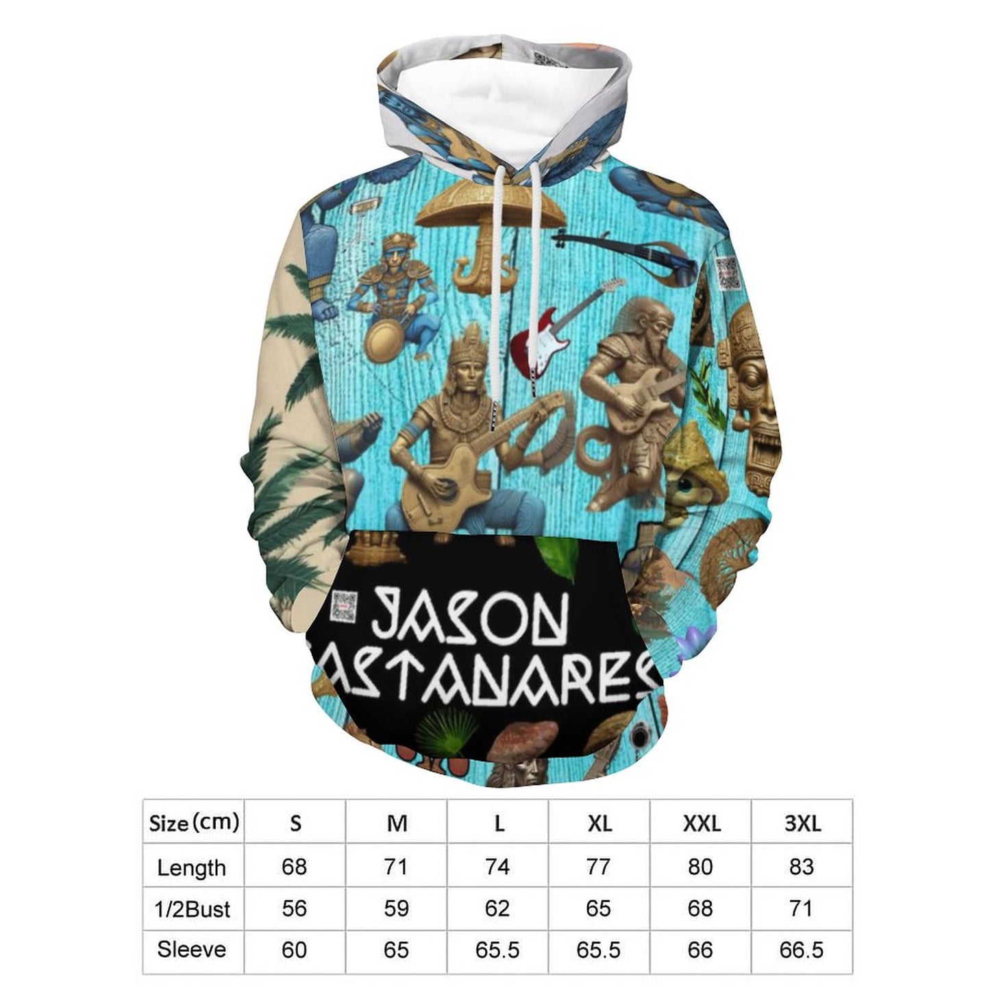 230gsm Printed Hoodie for Men (All-Over Printing)