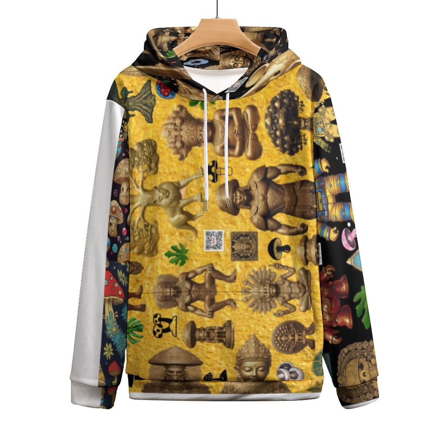 230gsm Men's Cool Hoodie with Double-layer Cap (All-Over Printing)