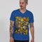 Evil Eye Abtrak Unisex Jersey V-Neck Tee | Bella + Canvas