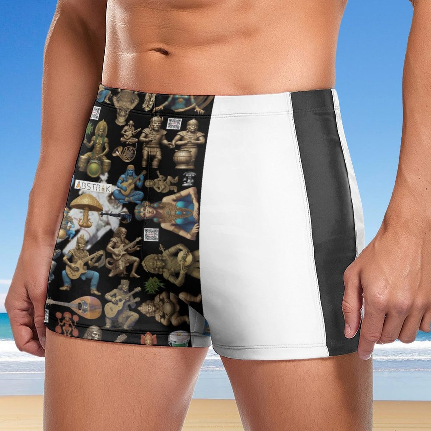 Fashionable Men's  boardshorts Swim Trunks DN003 (All-Over Printing)