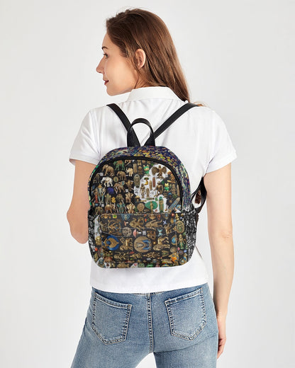 Abstraknyc Mini Canvas Backpack