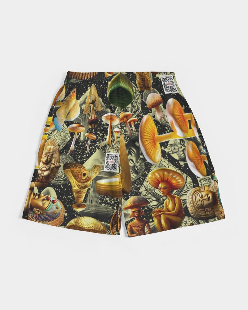 Illustration Abstrak Men's All-Over Print Jogger Shorts