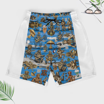 Men's Beach Shorts with 4 Pockets